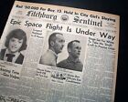 GEMINI 4 - 1st American Space Walk EDWARD H. WHITE II Astronaut 1965 Newspaper