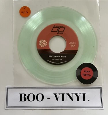 STEREO LEAGUE - Money In Your Mouth - Vinyl (limited transparent green vinyl 7” - Image 1 of 4
