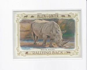 WHITE RHINO 2021 ALLEN & GINTER RALLYING BACK (FROM EXTINCTION) INSERT CARD - Bild 1 von 21