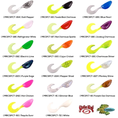 Рыболовная приманка Strike King Panfish Mr.Crappie Shadpole Curlytail MRCSPCT любого цвета - Изображение 1 из 4