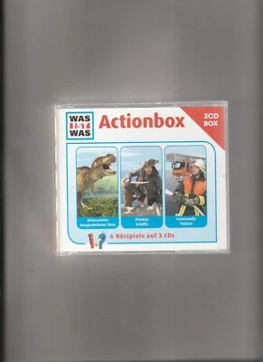 WAS IST WAS -  3-CD- 6 Hörspiele Actionbox - Bild 1 von 2