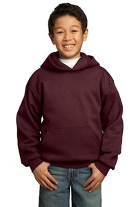 Port & Company Youth Core Fleece Pullover Hooded Sweatshirt M-PC90YH - Picture 1 of 29