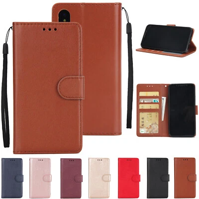 For Huawei P20 P30 P40 Mate 9 20 PSmart Folio PU Leather Wallet Phone Case Cover - Image 1 of 4