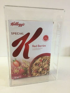 Müslibox Acryl Vitrine mit Wandhalterung und abnehmbarer Schiebeunterseite - Bild 1 von 4