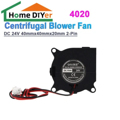 DC 24V 40mmx40mmx20mm 2-Pin Brushless Cooling Cooler Centrifugal Blower Fan 4020 - Image 1 of 4