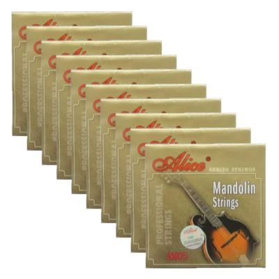 10Sets Alice Mandolin Strings Coated Copper Alloy Wound EADG  8 Strings Set AM05 - Image 1 of 4