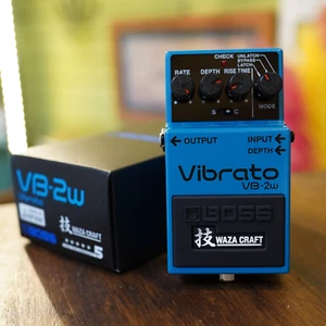 BOSS VB-2W Vibrato WAZA CRAFT Guitar Effects Pedal Brand New - Picture 1 of 12
