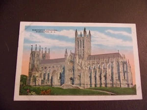Vintage Washington Cathedral Postcard Postmarked 1933 - Picture 1 of 5