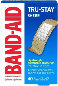 SM Band-aid sheer 3/4"X3" All one size 40ct - Picture 1 of 1