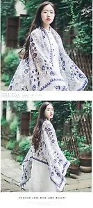 Women Lady Fashion Pretty Long Soft Chiffon Scarf Wrap Shawl Stole New 685 - Picture 1 of 3