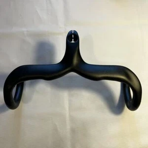 Carbon Bicycle Integrated Handlebar Stem Racing Drop Handle Bars 1-1/8"(28.6mm) - Picture 1 of 6