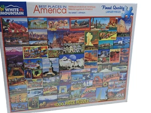 Best Places in America- 1000 Piece Puzzle- White Mountain- Brand New - Picture 1 of 5