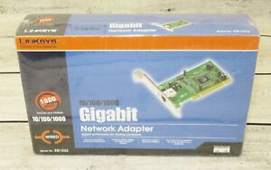 Linksys Gigabit Ethernet PCI Adapter Card 10/100/1000 EG1032 NEW