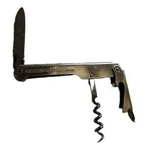 Abridor de corcho de vino y cuchillo de Munson Shaw Sole EE. UU. Distribuidor de Grand Marque - Imagen 1 de 5