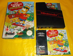 THE SIMPSON BART VS. THE SPACE MUTANTS Nintendo Nes Versione PAL A - COMPLETO - Foto 1 di 1