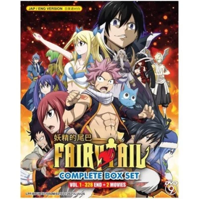 Fairy Tail Volume 1-328 End + Bonus 2 Movies DVD with English Subtitle - Image 1 of 3