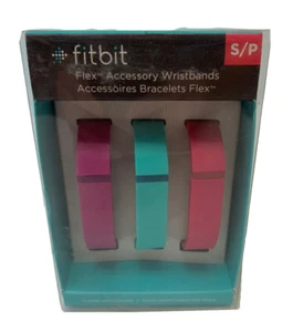Accesorio de Pulsera Fitbit Paquete de 3 Pequeño Rosa Violeta Azulada Nuevo - Imagen 1 de 4