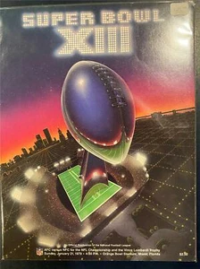 SUPER BOWL XIII PROGRAM DALLAS COWBOYS VS PITTSBURGH STEELERS- NICE ONE LOOK 13 - Picture 1 of 1
