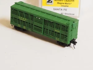 13804-2 MTL Z-scale 40'  Despatch Stock Car SANTA FE ATSF - Picture 1 of 2