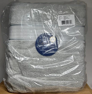 Juego de toallas de baño puramente indulgentes 100 % algodón egipcio 35” X 70” - paquete de 2, grises Foto 1 de 4