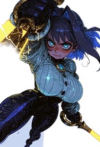 Oro Kronii Hololive Vinyl Car Decal Sticker 7" Weatherproof - Foto 1 di 4