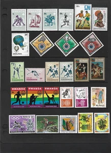 RWANDA STAMPS    27  Different   MNH & MVLH   Interesting Collection - Picture 1 of 1