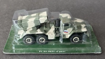Russian BM-21 Grad 1:72 Multiple Rocket Launcher Truck Army MRLS Diecast - Image 1 of 4