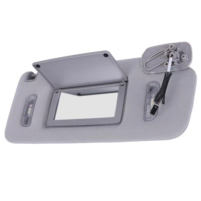 Gray Right Passenger Side Sun Visor w/Light For 2015-2019 Cadillac Chevrolet GMC - Image 1 of 4