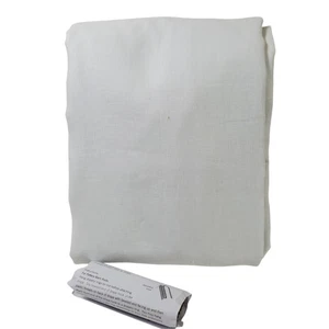 POTTERY BARN Tenda Oscurante Lino Belga 50x84" Bianco DIFETTO - Foto 1 di 6