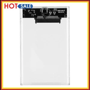 2.5inch SSD Case SATA To USB3.1 8TB SSD HDD Hard Disk Box (Transparent) - Bild 1 von 11