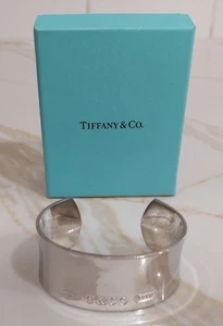 MINT! Tiffany & Co 1837 Extra Wide Cuff Bracelet Sterling Silver 925 Small 6.25" - Picture 1 of 7