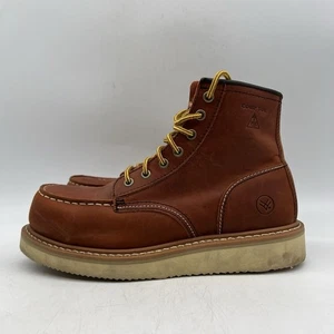 Hawx Gradient BHXWC0RPW122 braune Damen-Schnürstiefeletten Arbeitsstiefel Größe 8B - Bild 1 von 6