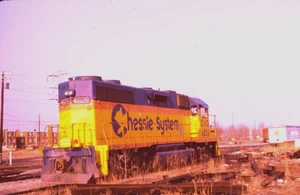 ORIGINALE EKTACHROME SLIDE CHESSIE SYSTEM GP-38 4826 ELSMERE, DE MAGGIO 1984 - Foto 1 di 1