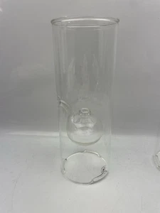 Wolfard Extra Large Classic 15" Handblown Glass Cylinder Oil Lamp Floating Wick - Picture 1 of 3