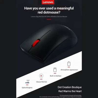  M120PRO Wireless 1000DPI High Precision 2.4G Wireless Mouse Built-in Mini - Image 1 of 4