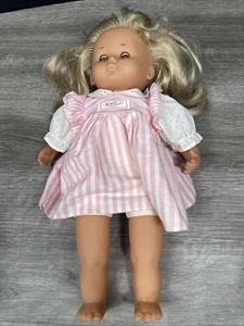 MAX ZAPF Creation Balica Doll  made in Yugoslavia Pa-2850 Pink Striped Vtg T22 - Picture 1 of 14