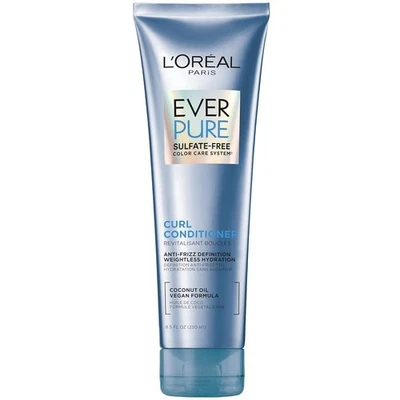 L'Oreal EverPure Curl Conditioner Sulfate Free Coconut Oil 8.5oz Vegan - Image 1 of 4