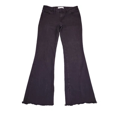 Flying Monkey Flare 29x30 Actual Sz-Tag Wrong) Black Fade Mid Rise Stretch Raw - Image 1 of 4