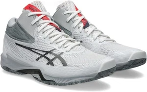 Asics Volleyball Shoes V-SWIFT FF MT 4 White/Gunmetal 1053A064.102 2025 NEW - Picture 1 of 7