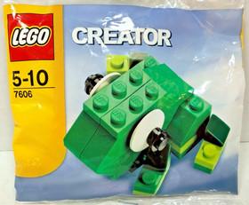 LEGO (7606) Creator: Green Frog Polybag - New Sealed Retired - Fast Ship