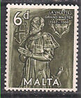 Malta 1962 QE2 6d Grand Master  MNH SG 309 ( H914 )