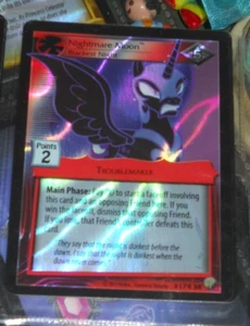 My Little Pony CCG Nightmare Moon Blackest Night Solstice Card - Picture 1 of 1