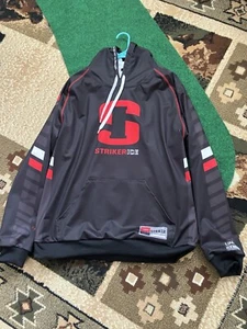 Striker Ice Men's XL UNRL Silk Series Long-Sleeve Black Pullover Hoodie - Picture 1 of 2