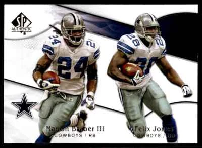 2009 SP Authentic Marion Barber/Felix Jones R108 - Image 1 of 2