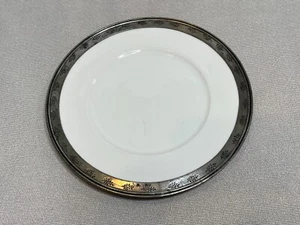Rare Antique Vagabond House Pewter 95 Rim Porcelain Plate Platter, 12 3/8" Dia - Picture 1 of 5