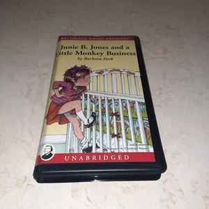 Junie B Jones & A Little Monkey Business Recorded Book Audiocassette - Imagen 1 de 11