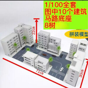 1:100/150 Diorama Car Parking Lot Model City Street View Scene Diaplay Model Toy
