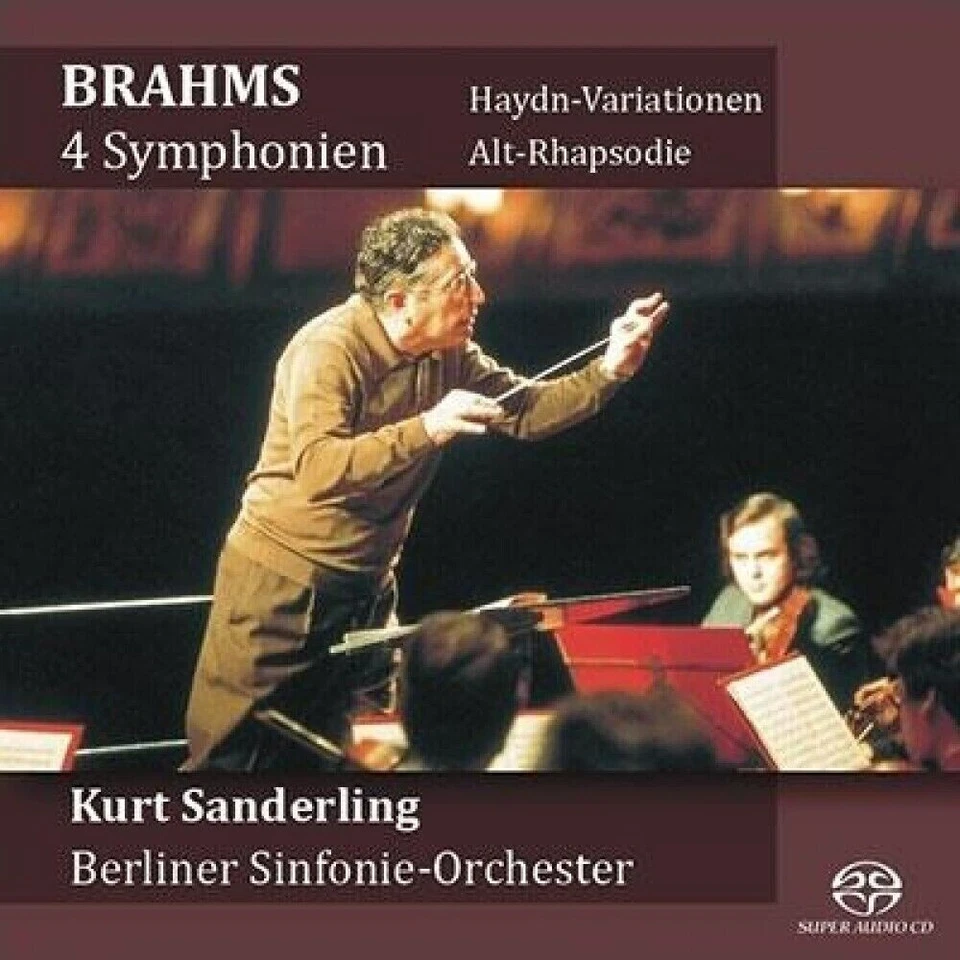 Kurt Sanderling Brahms 4 Symphonien SACD Single Layer T0wer Records Japan Album