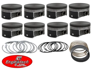 SET OF ENGINETECH PISTONS AND RINGS FOR CHEVROLET LS2 6.0L V8 - Picture 1 of 1