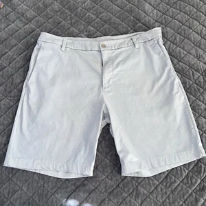 Pantalones Cortos Lululemon Commission Hombre 38 Gris 9" Chinos On The Move R - Imagen 1 de 9